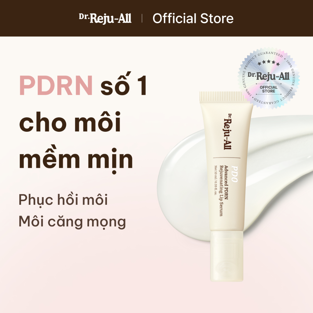 [Dr.Reju-All Official] PD0 Serum Dưỡng Cấp Ẩm & Căng Bóng 10ml | Phục hồi môi, Tẩy tế bào chết môi, căng mịn Dược mỹ phẩm Hàn Quốc, Mặt nạ môi, Son dưỡng