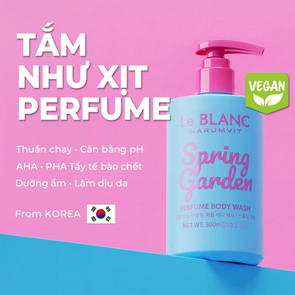 Le BLANC Sữa Tắm Nước Hoa - Spring Garden | Perfume Body Wash