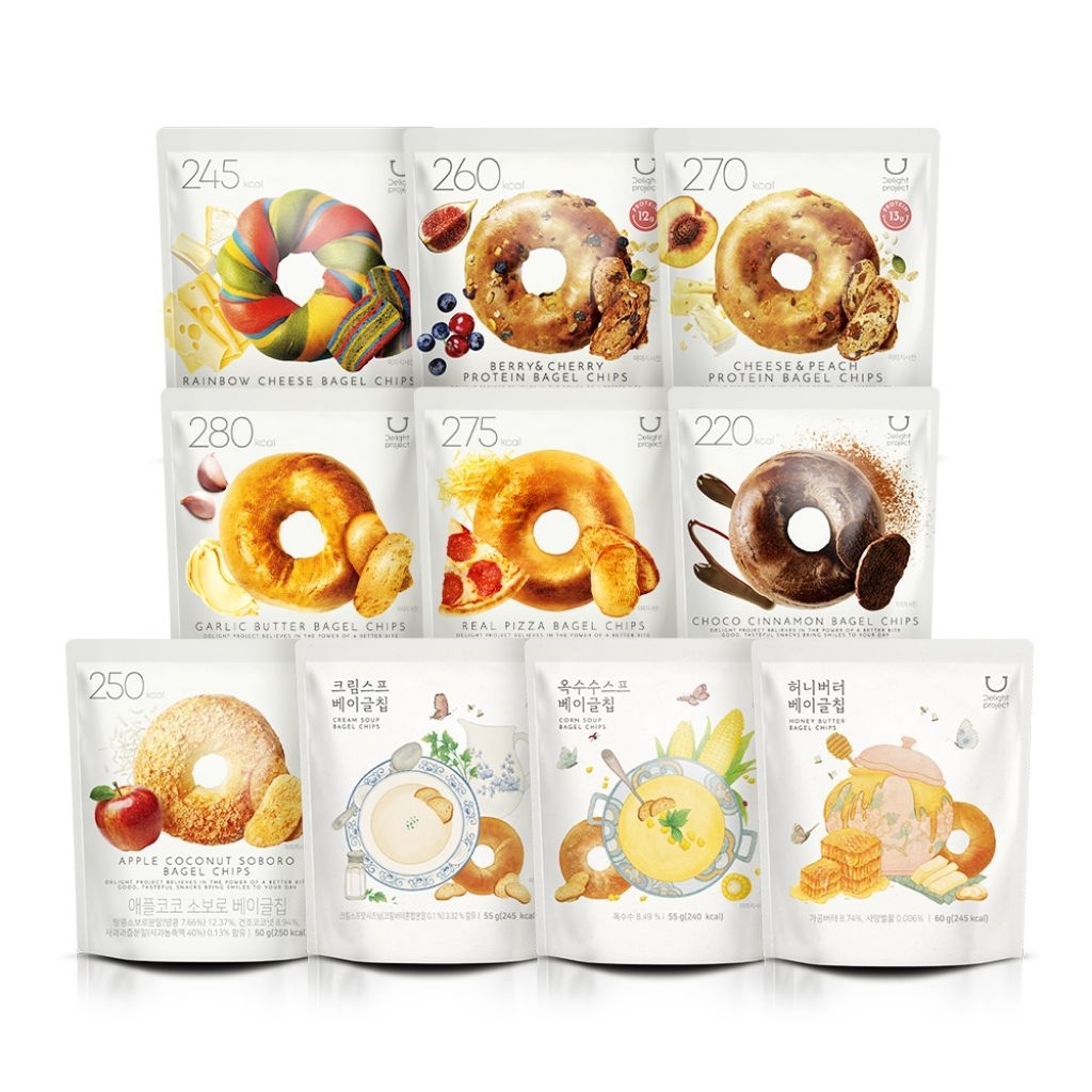 [Delight Project] Bagel Chip (Option 1 Tùy Chọn)
