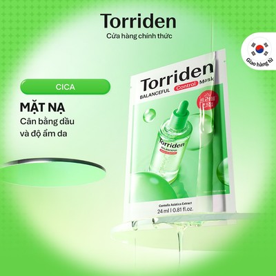 [Livestream GWP] [1 miếng]  Torriden Mặt nạ kiểm soát da BALANCEFUL CICA CONTROL