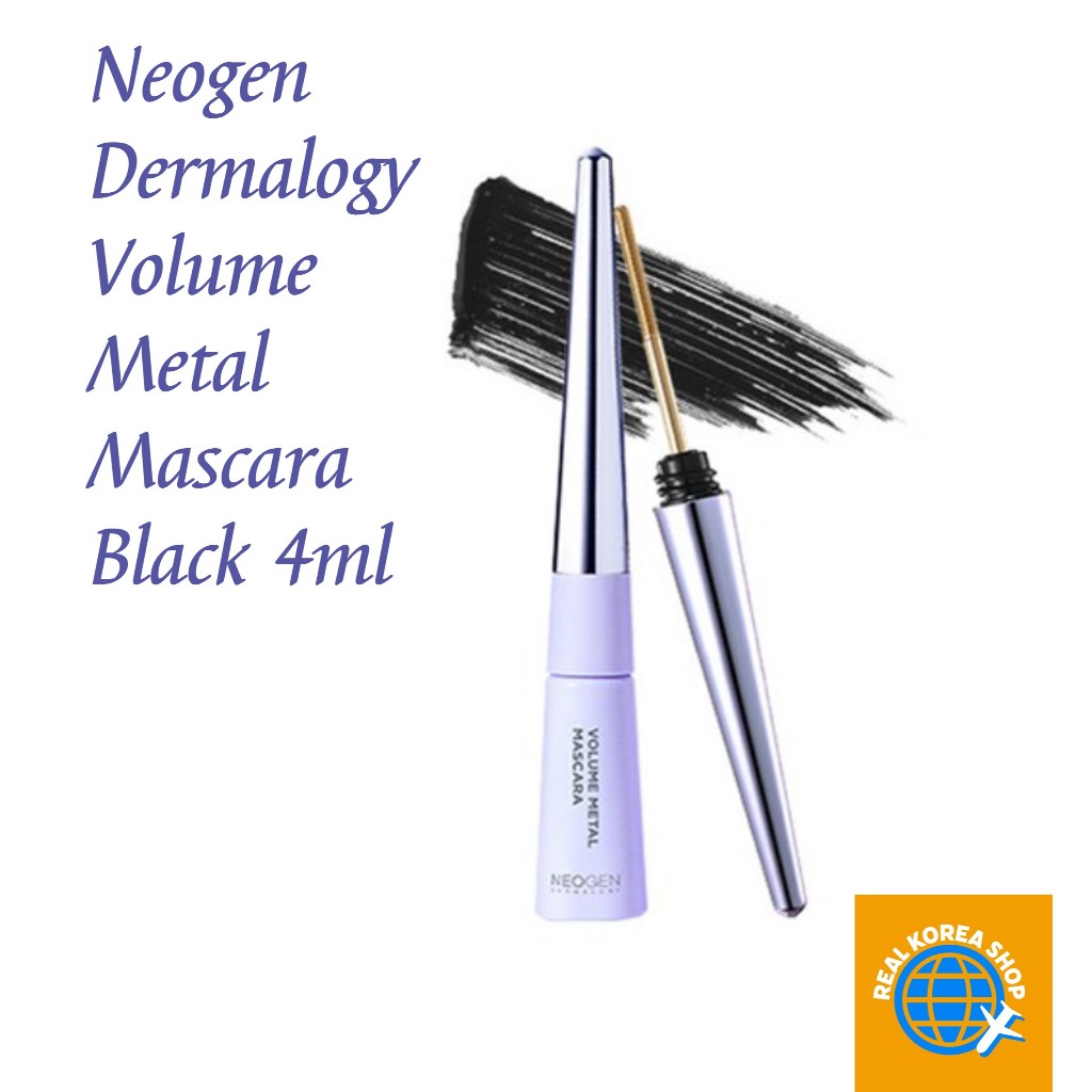 Neogen Dermalogy Volume Metal Mascara Black 4ml,Mascara kim loại Neogen Dermalogy Volume Black 4ml