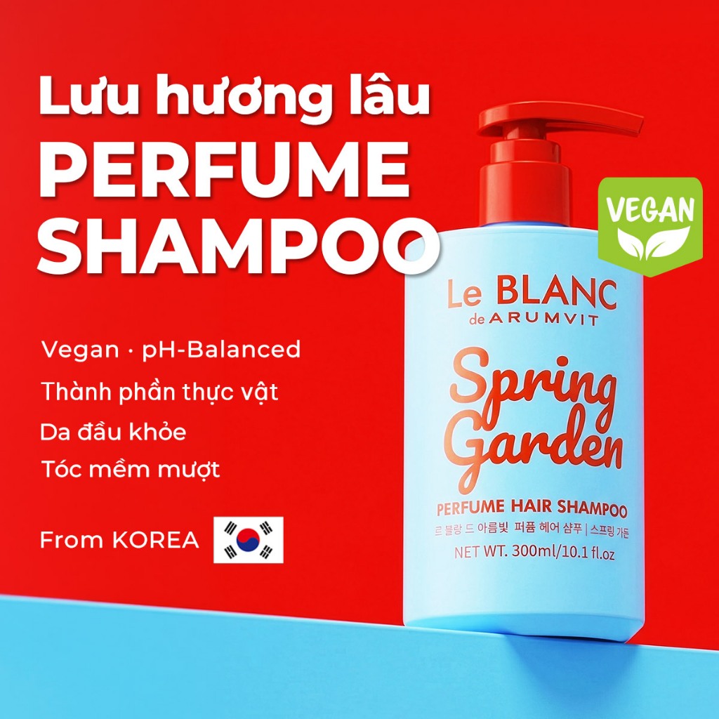 Le BLANC Dầu Gội Nước Hoa - Spring Garden | Perfume Hair Shampoo