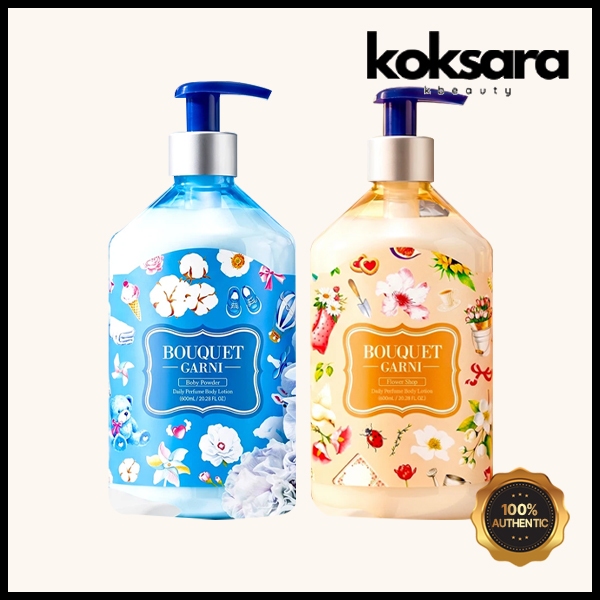 Bouquet Garni Daily Perfume Body Lotion 600ml Flower Shop / Baby Powder 2 Types