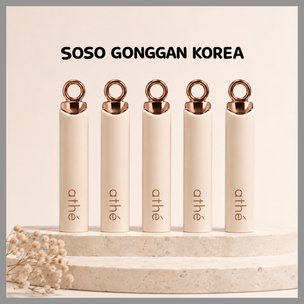 🇰🇷 Athe Authentic Lip Glow Balm 3.3g Son dưỡng môi bóng Hàn Quốc Dưỡng ẩm 12 màu
