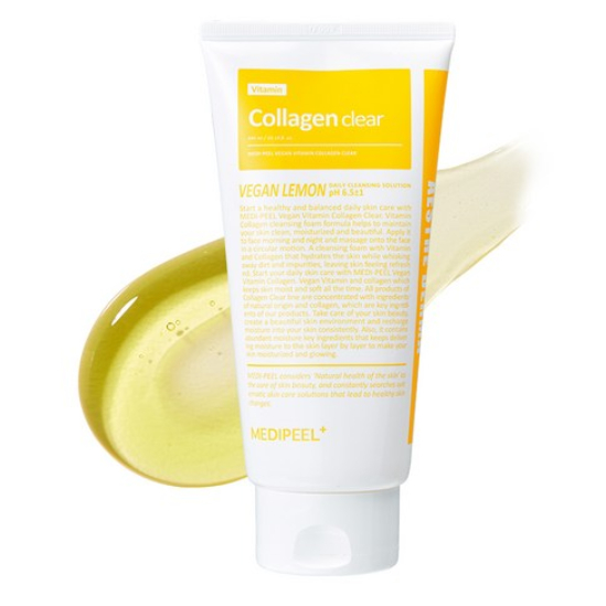 [Medipeel] Sữa rửa mặt trong suốt Vitamin Collagen thuần chay, 300ml