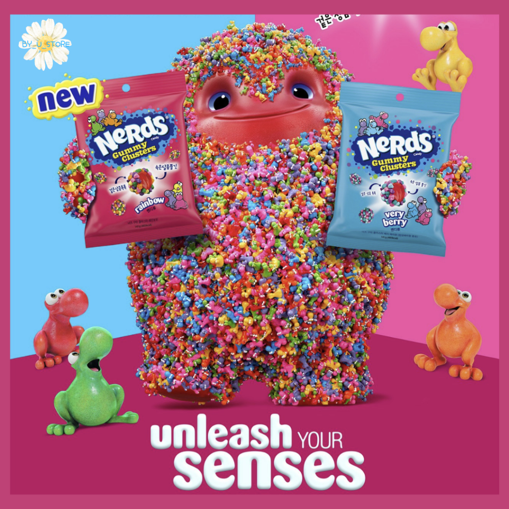 [Nerds] Gummy Clusters Very Berry & Rainbow Candy 141g