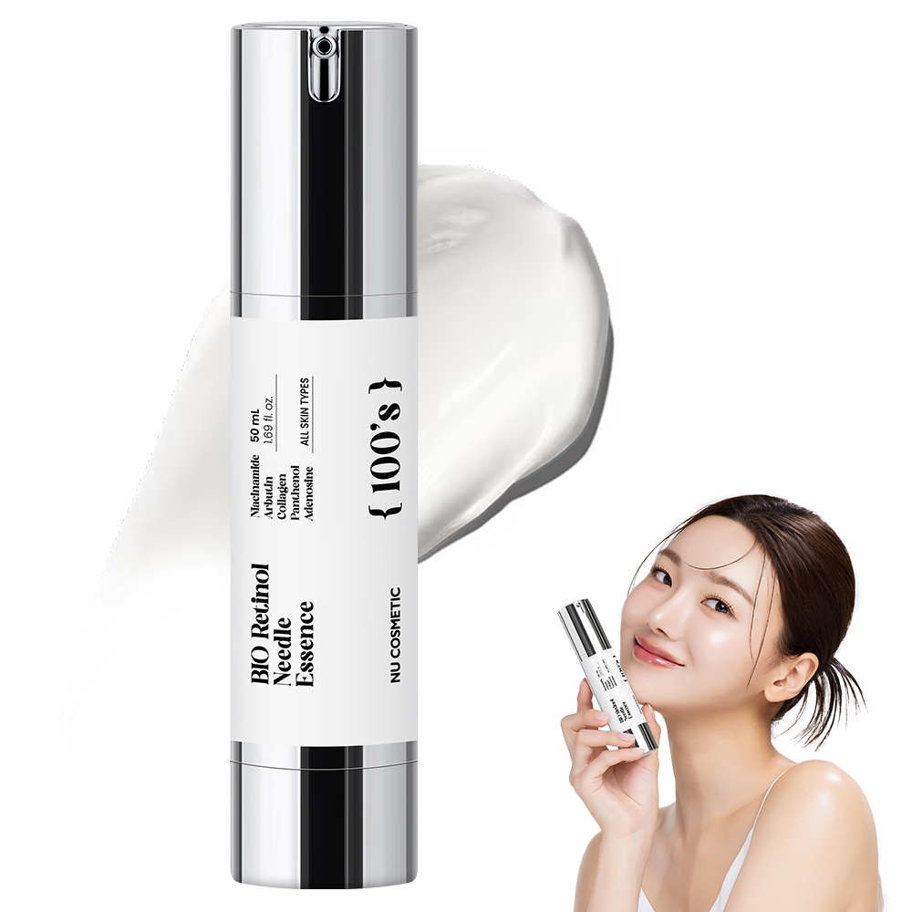 NU Cosmetic BIO Retinol Needle Essence 100 Shot 50ml | Tinh chất dưỡng da mặt Hàn Quốc với Retinol N