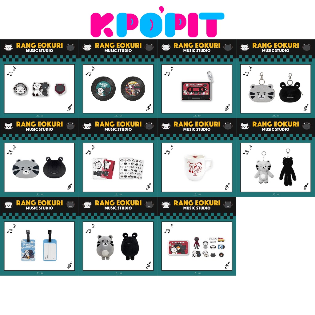 KPOPIT✨ AHN HYO SEOP CHARACTER ‘RANG & EOKURI ’ POP-UP STORE OFFICAL MERCH