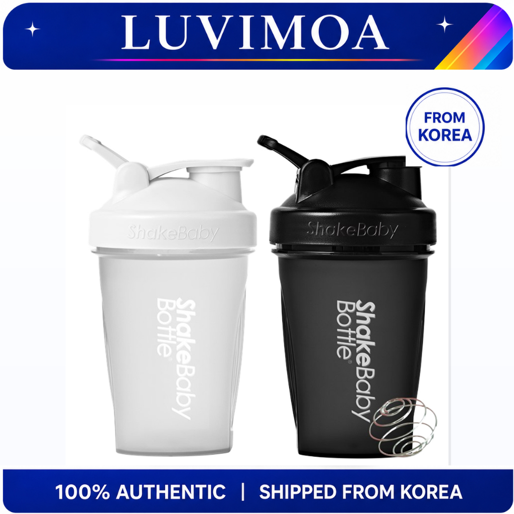 ShakeBaby Chai Shaker 600ml 2 Bộ Chai Protein Shaker Thể Thao Tập Gym Chai Nước