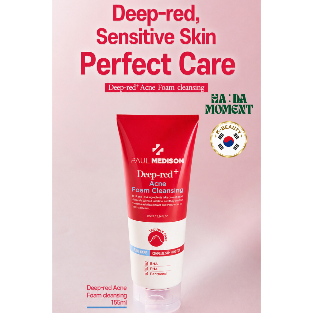 Paul Medison Deep-red + Acne Foam Cleaning 155ml