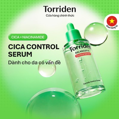 [Torriden Chính hãng] Serum cân bằng BALANCEFUL CICA CONTROL, 50ml, Serum