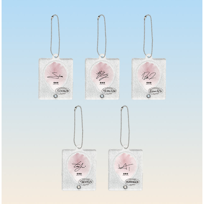 [rạp chiếu phim lotte] Móc khóa Confetti TXT VR Concert, 42x56mm, 1 móc khóa / Kpop của miao studio