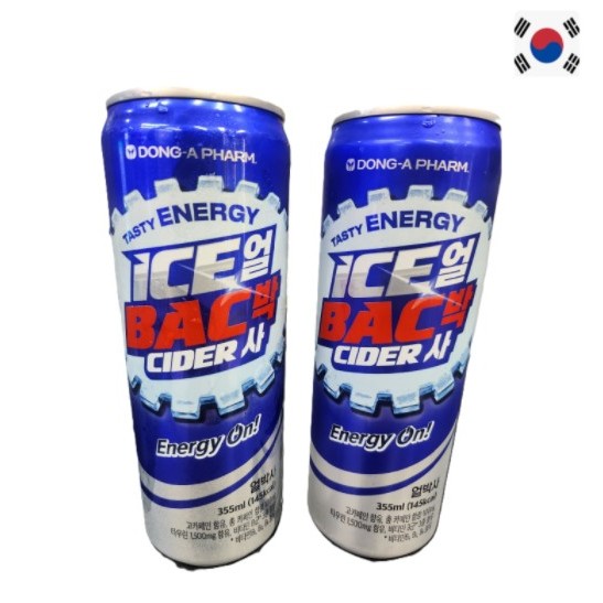[DONG A PHARM] Nước tăng lực Ice Bacchus Cider (❈ 💍) 355ml, (2 lon)