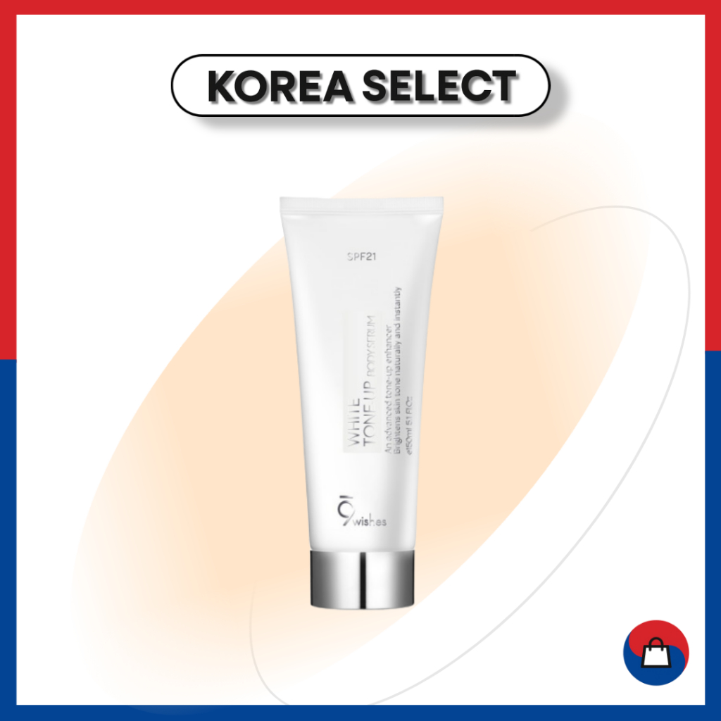 [9WISHES] White Tone Up Body Serum SPF 21 (150ml)