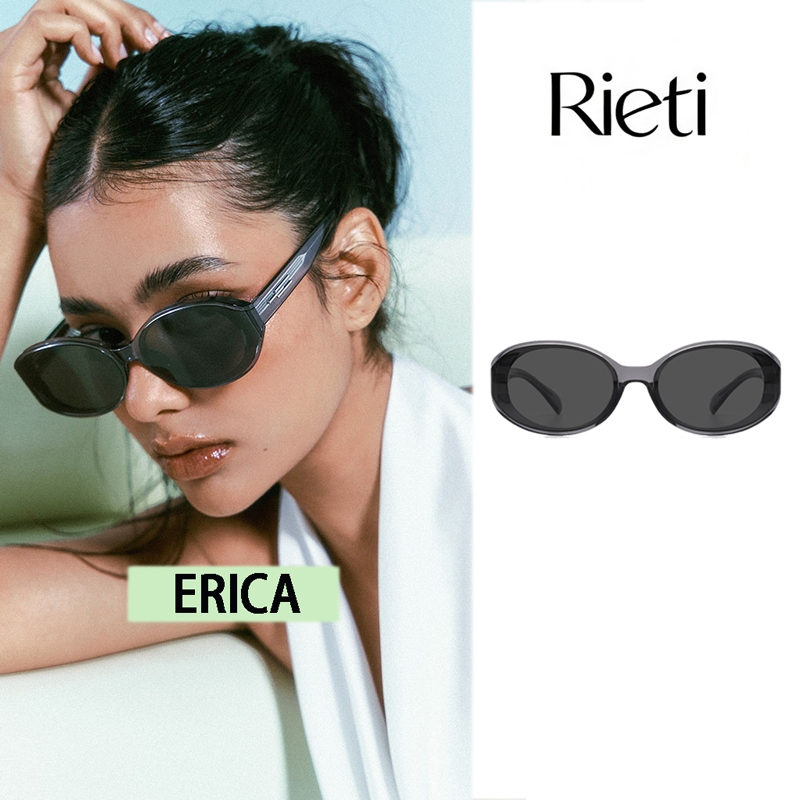 RIETI ERICA Kính mát nam nữ chống tia UV400 Kính râm thời trang kiểu mắt mèo kiểu phi công RT40 C2