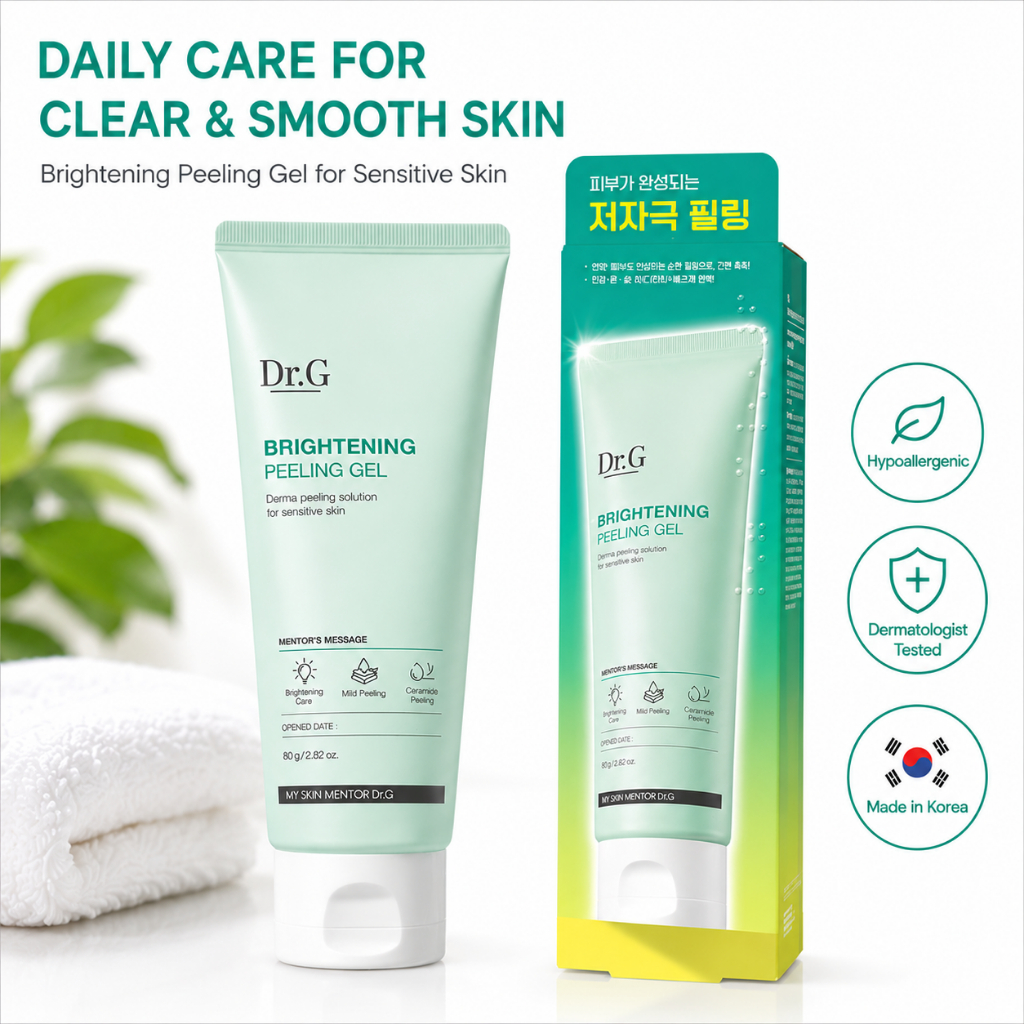 [DR.G] Gel Tẩy Tế Bào Chết Brightening Peeling Gel 80g, 1 Tuýp