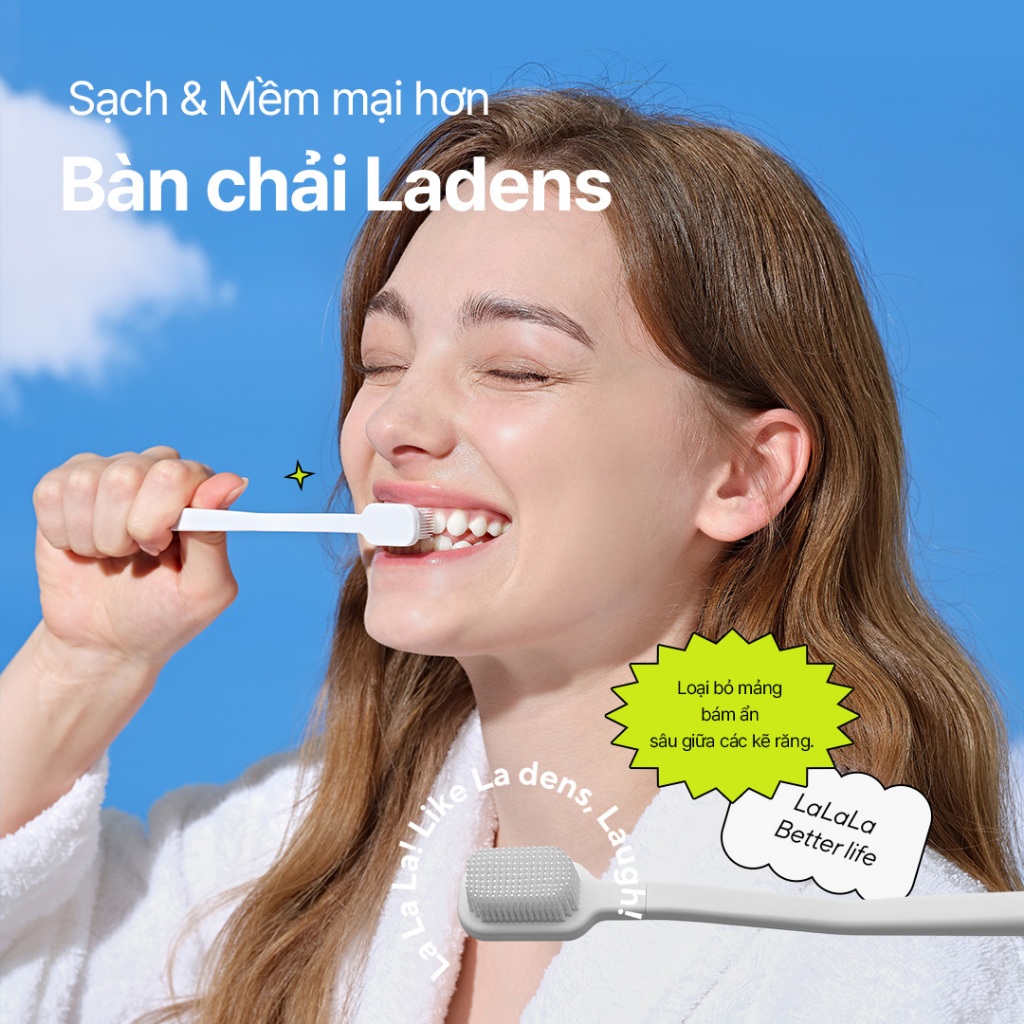 [La dens Official] Đầu thay bàn chải đánh răng cao cấp thế hệ mới Better Toothbrush Refill | BigBuy360 - bigbuy360.vn
