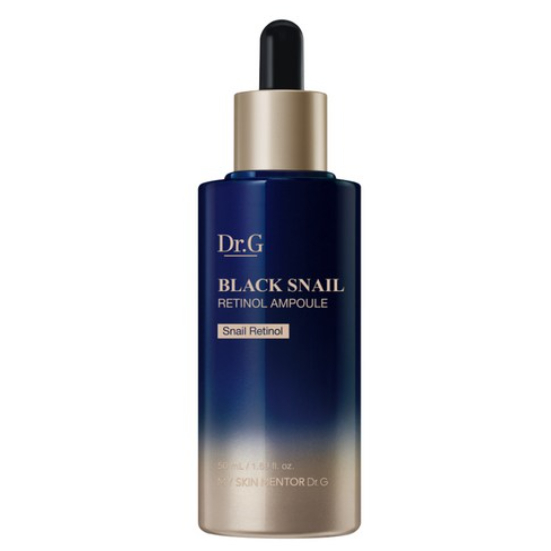 Dr.G Black Snail Retinol Ampoule 50ml 1 cái | Serum dưỡng ẩm làm săn chắc da mặt Snail Retinol cho d