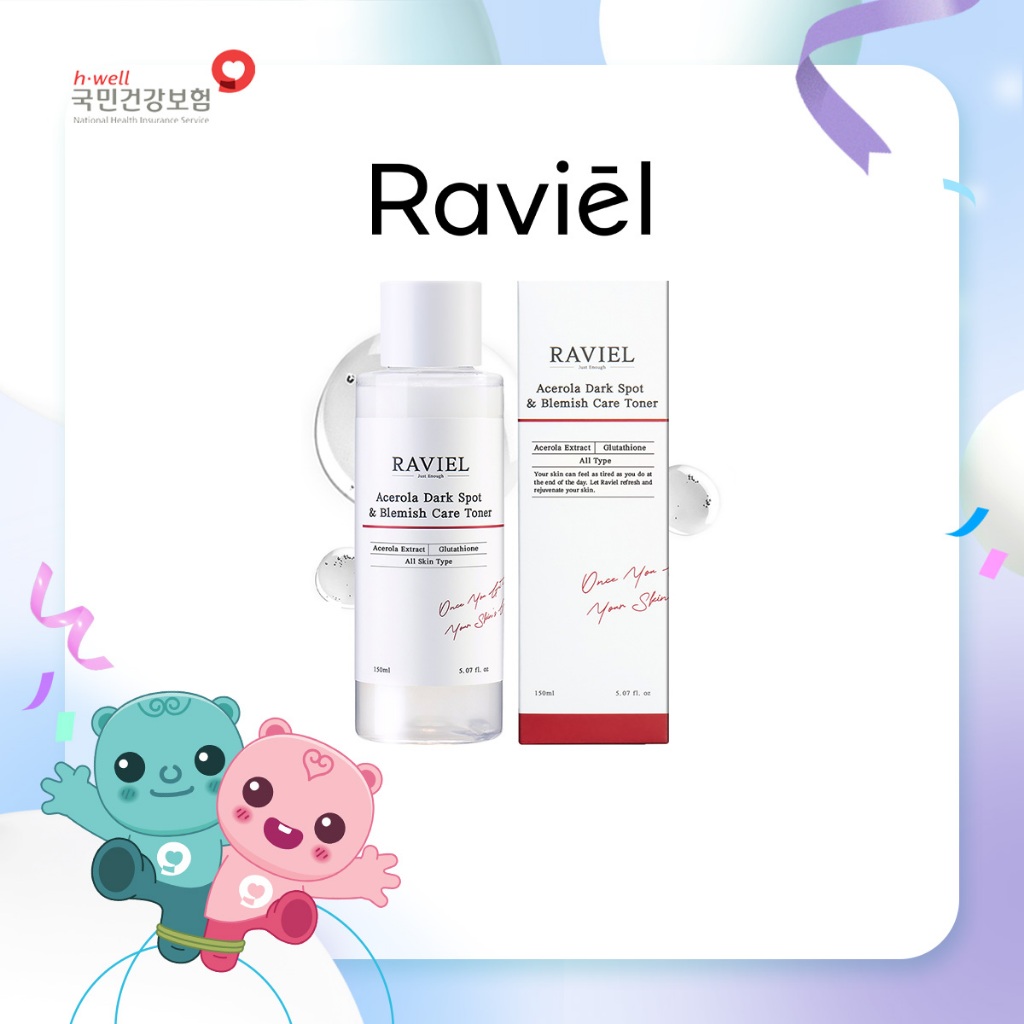 [RAVIEL] Mực Acerola Dark Spot & Blemish Care 150ml