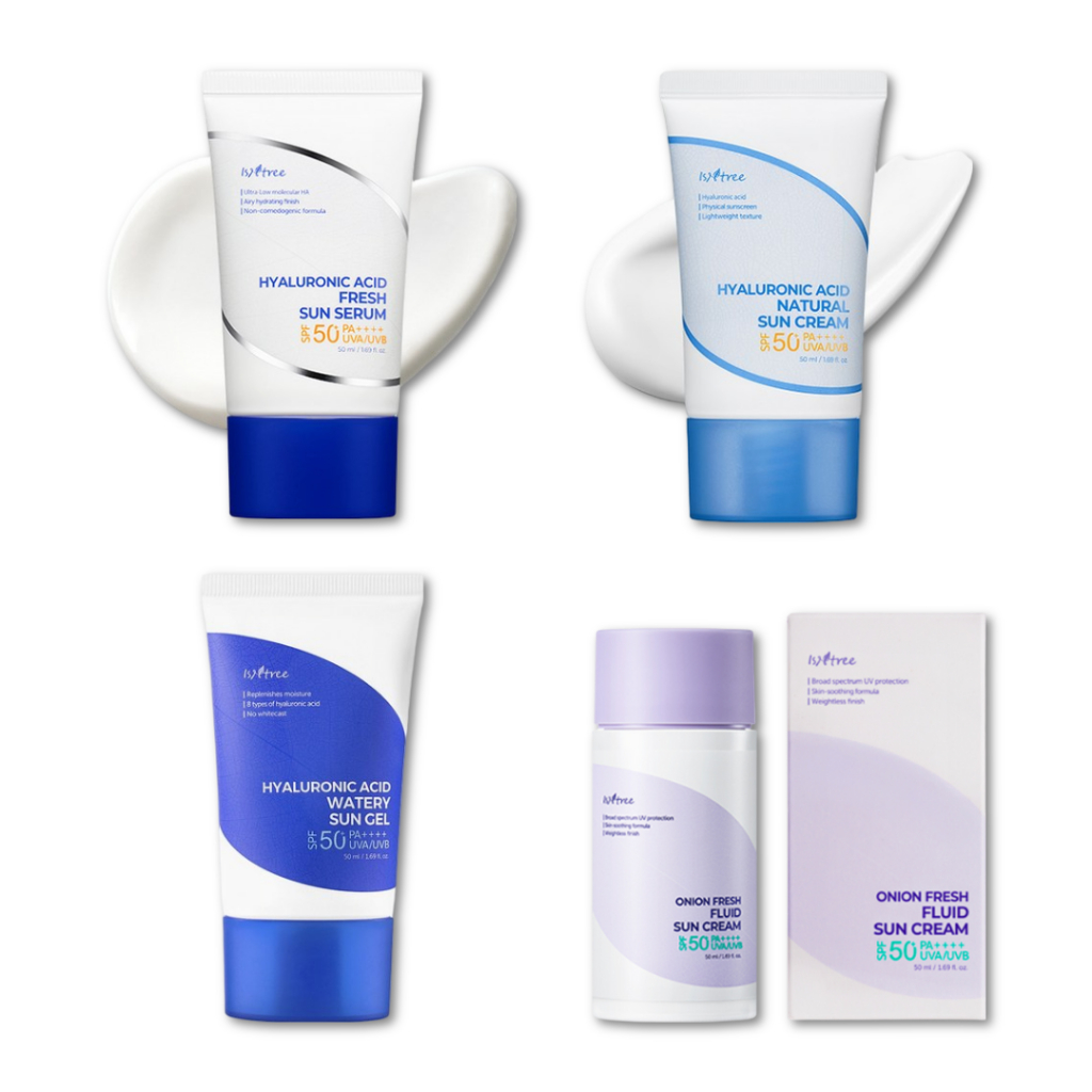 Kem chống nắng ISNTREE SPF50 + PA + + + + 50ml 4 Tùy chọn | Kem chống nắng Hàn Quốc, Serum chống nắn
