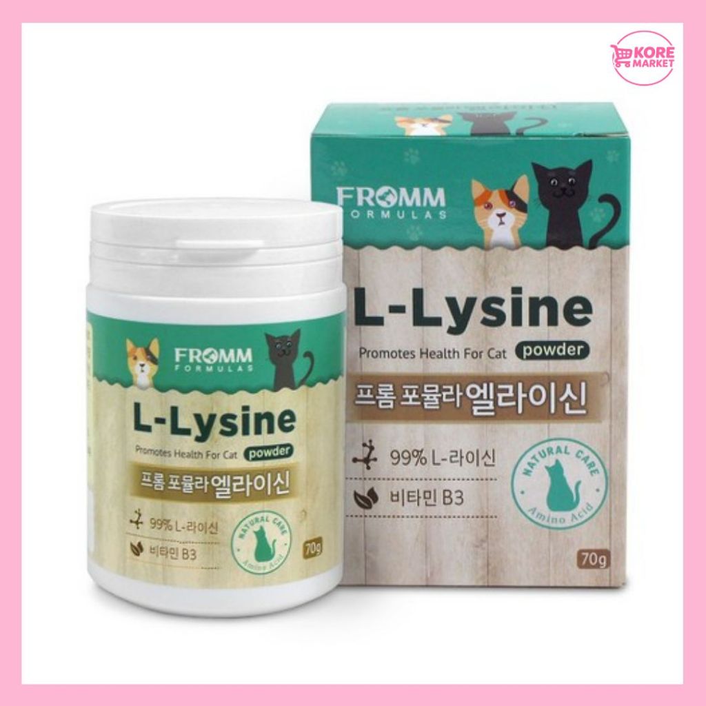[FROMM] BỘT FORMULAS L-LYSINE CHO MÈO – BÚP DÙNG DI ĐỘNG UNFLAVORED