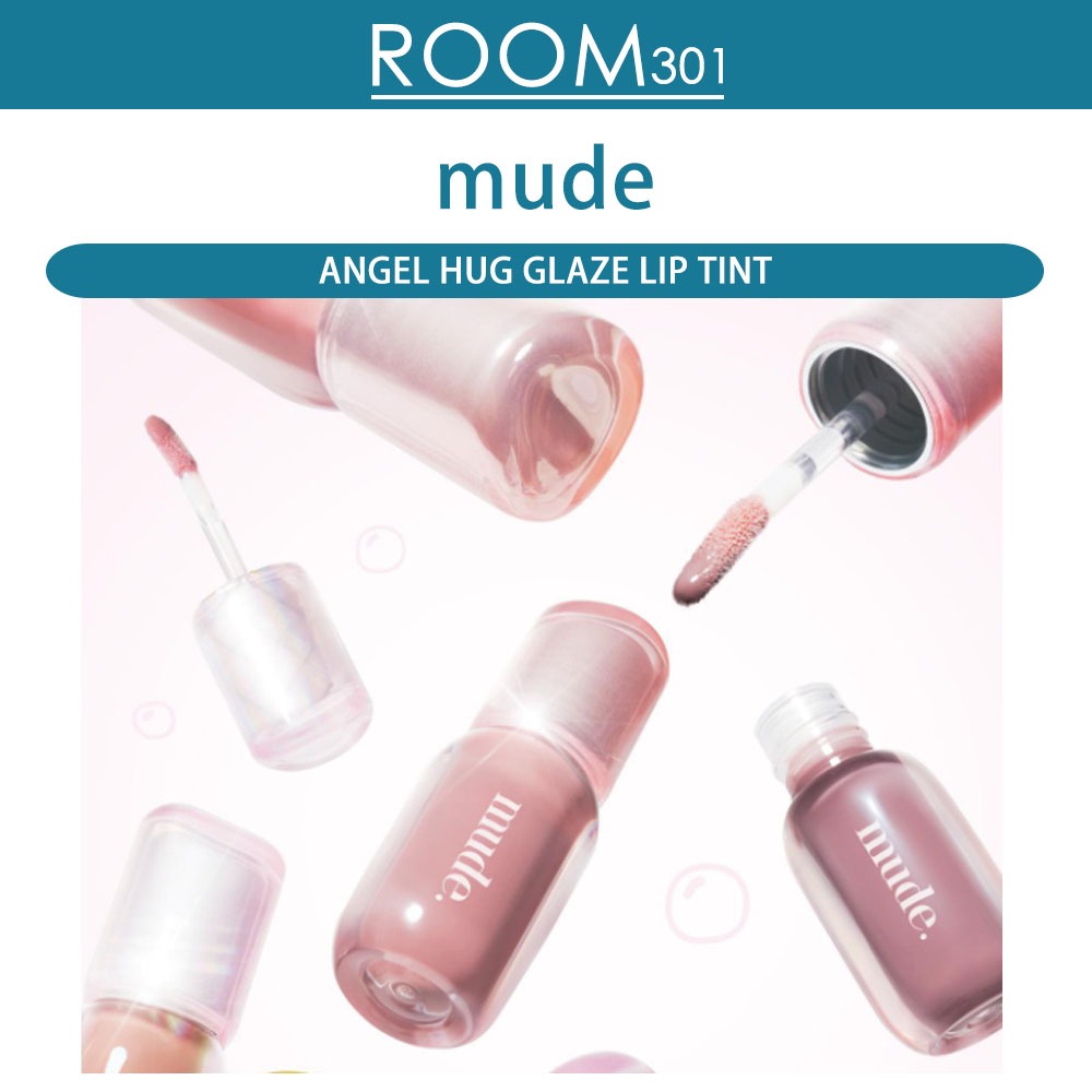 [MUDE] ANGEL HUG GLAZE LIP TINT Son Tint Bóng Hàn Quốc 10 Màu