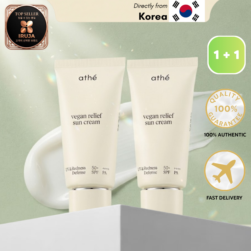 [IRUJA KOREA] Kem chống nắng ATHE Mineral 50ml 1 + 1 Duo Set