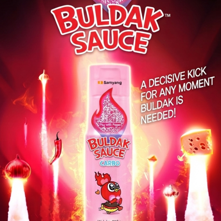 Sốt Nóng Samyang Buldak Carbonara 200g | Sốt Buldak Hàn Quốc kem, cay & gây nghiện