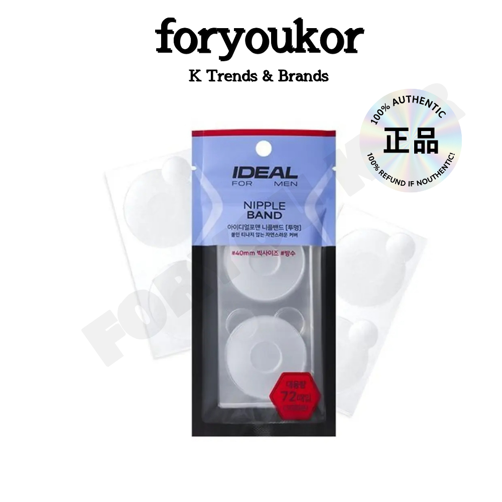 Ideal for Men Nipple Band (Transparent) 72 pcs