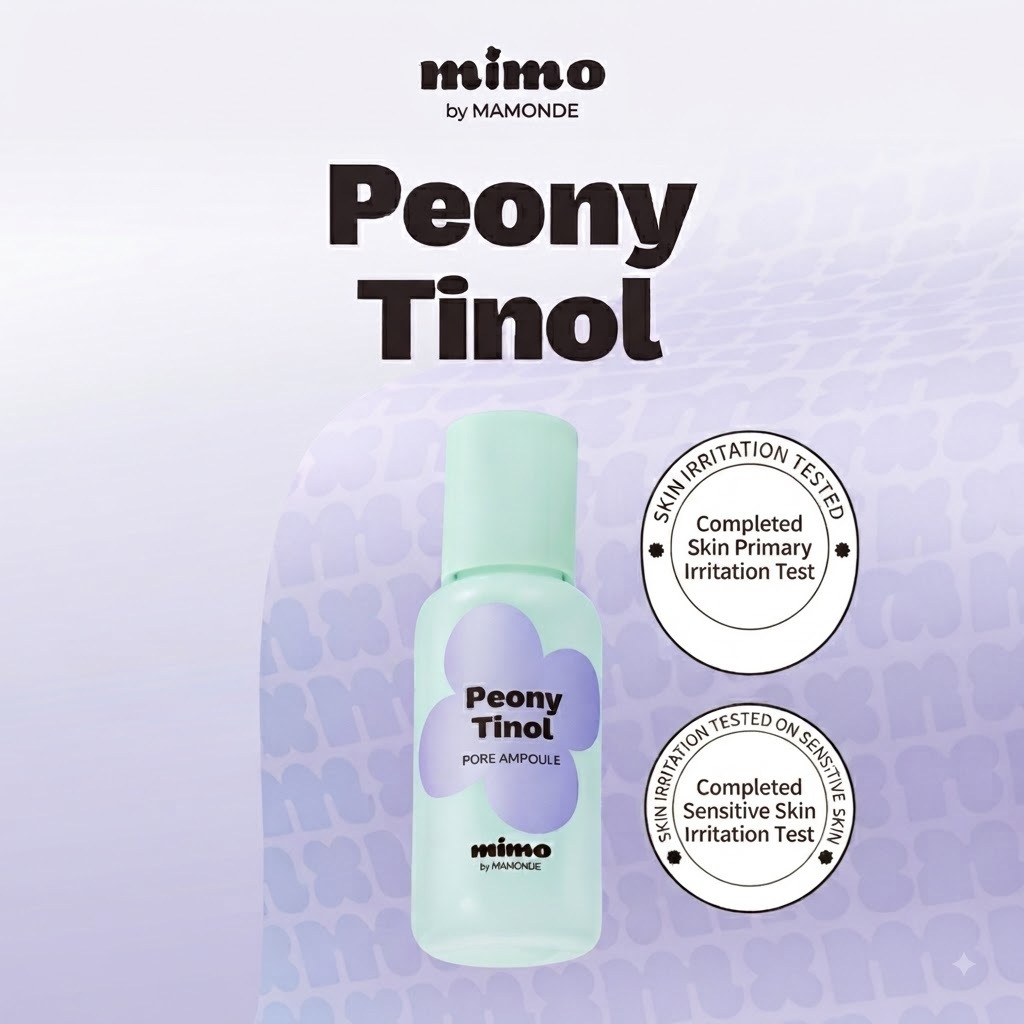 [AMOREPACIFIC] MIMO BY MAMONDE Peony-inol Pore Ampoule 50ml | Pore Reset K-Beauty Serum