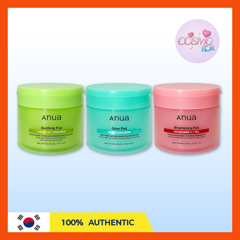 Anua Toner Pad (3 Types) — Azelaic / PDRN / Niacinamide | Soothing, Hydrating & Brightening Care