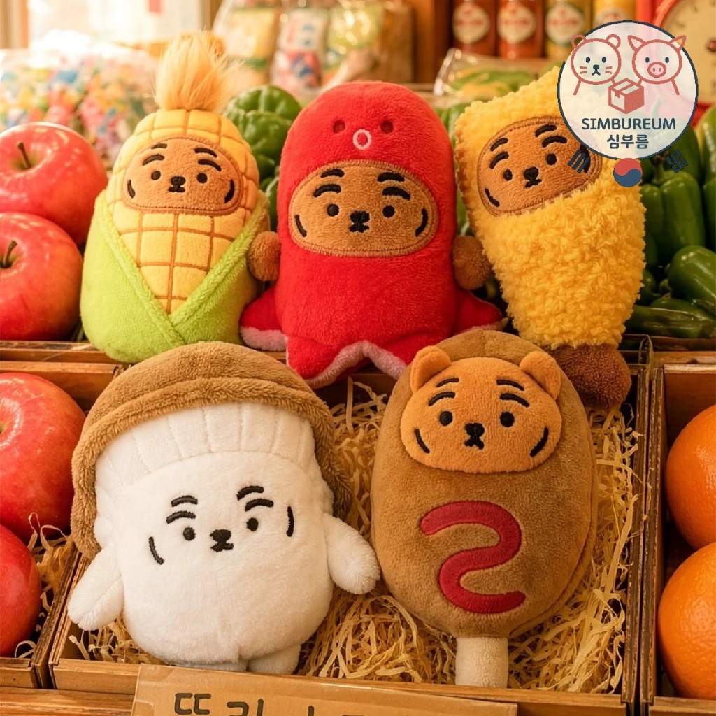[MUZIK TIGER] Móc khóa búp bê sang trọng dòng Fat Tiger Bento Hàn Quốc