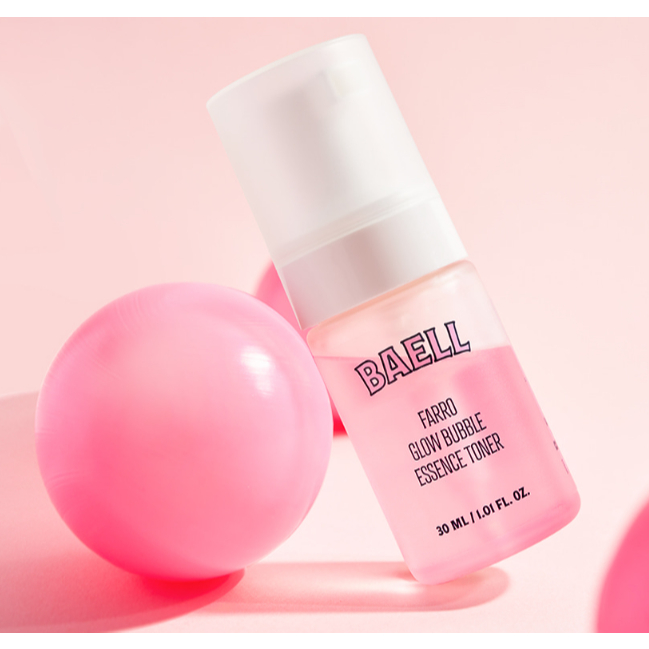 BAELL Farro Glow Bubble Essence Toner 30ml Bubble Essence Toner Farro Seed Extract Hydrating Glow To