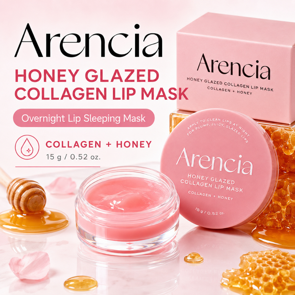 [Arencia] Mặt nạ môi collagen tráng men mật ong 15g