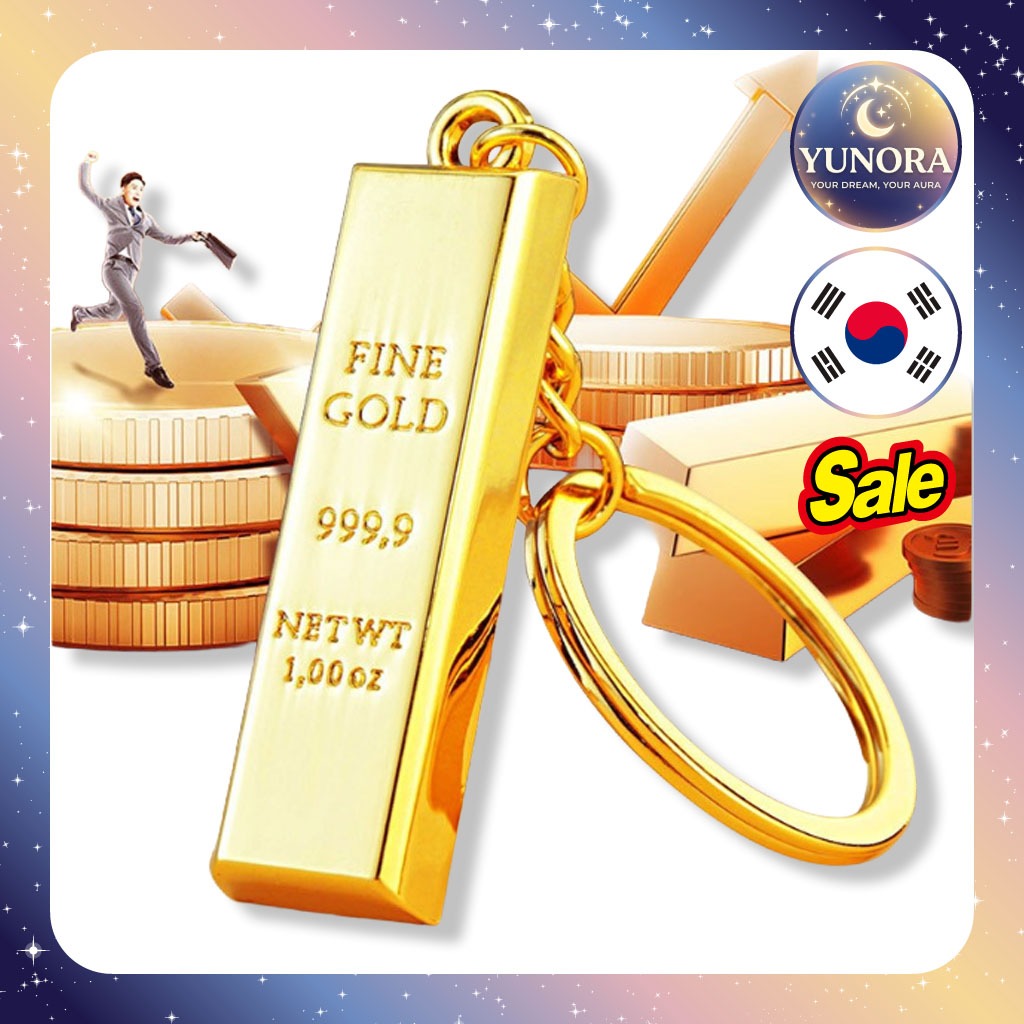 Móc khóa vàng Fortune, 1oz, 1pc / Móc khóa Hàn Quốc / Phụ kiện thời trang