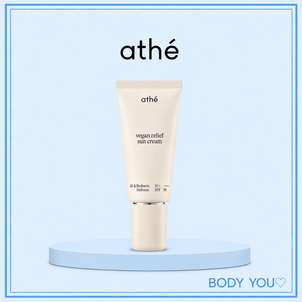 [ATHE] Vegan Relief Mineral Sunscreen 50ml SPF50+ PA++++ / Kem Chống Nắng Vật Lý Zinc Oxide Vegan To