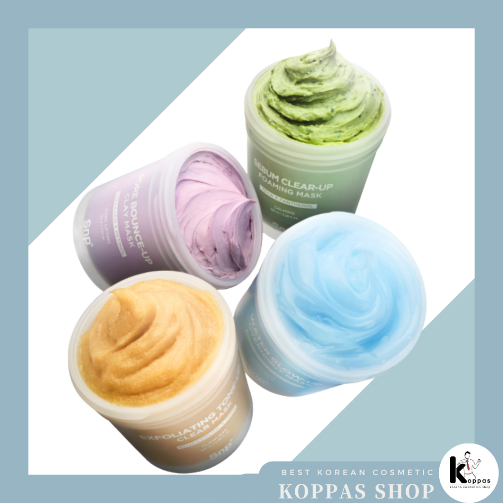 [SNP] Gói Mặt nạ rửa mặt 4 loại (100ml)