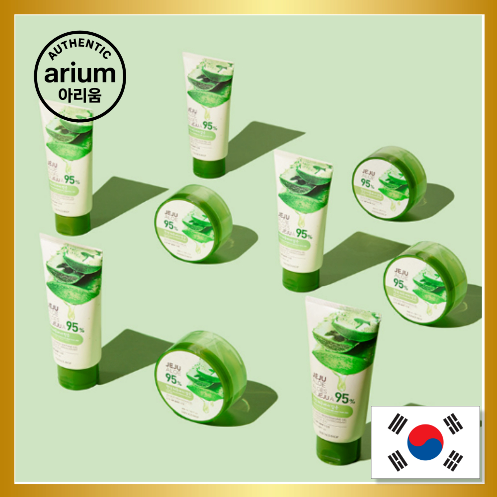 [The Face Shop] Gel làm dịu nha đam Jeju 300ml Loại bình & ống / 95% gel làm dịu lô hội Jeju