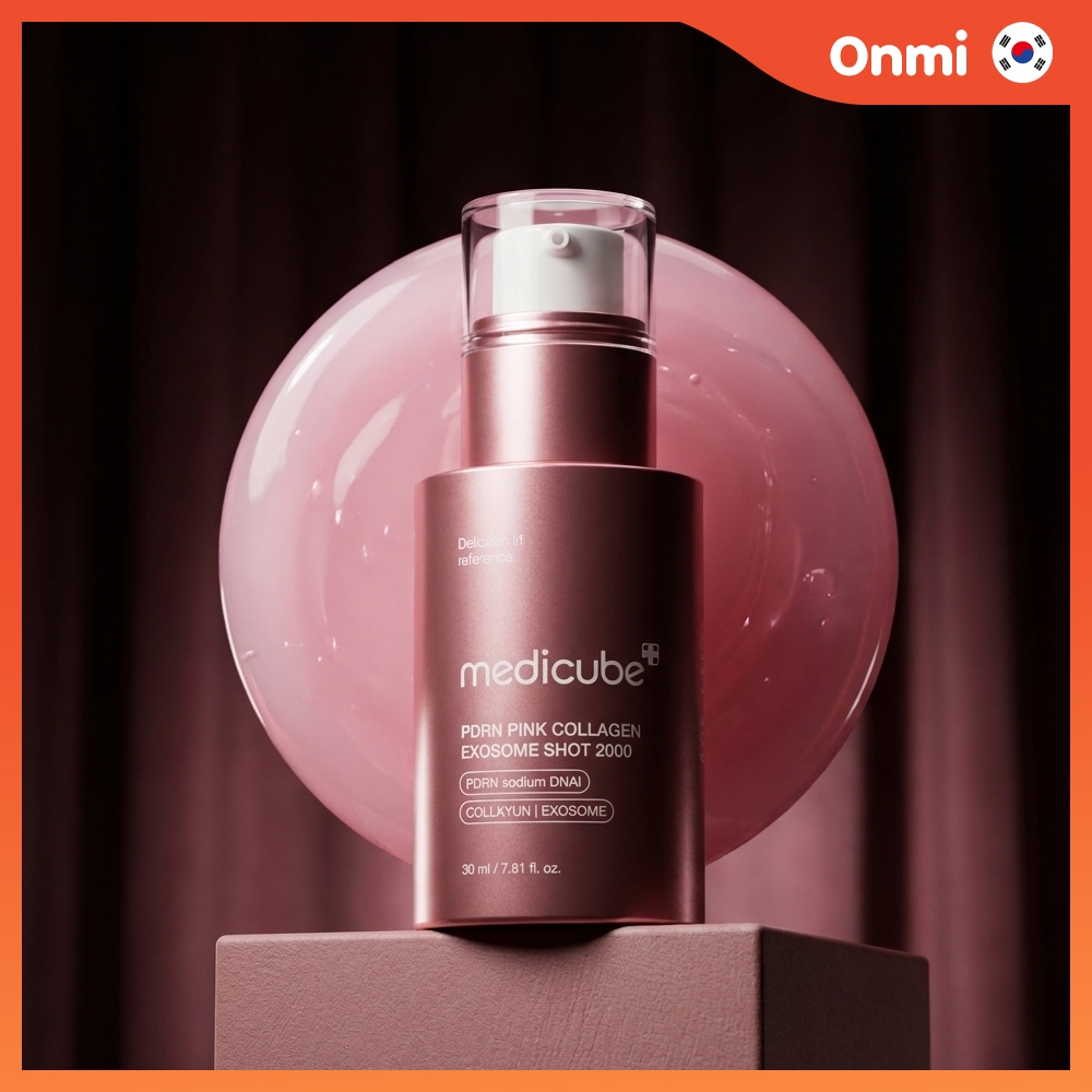 [medicube] PDRN Pink Collagen Exosome Shot 2000 | Tinh Chất Vi Kim PDRN Collagen Hồng Exosome Shot 2