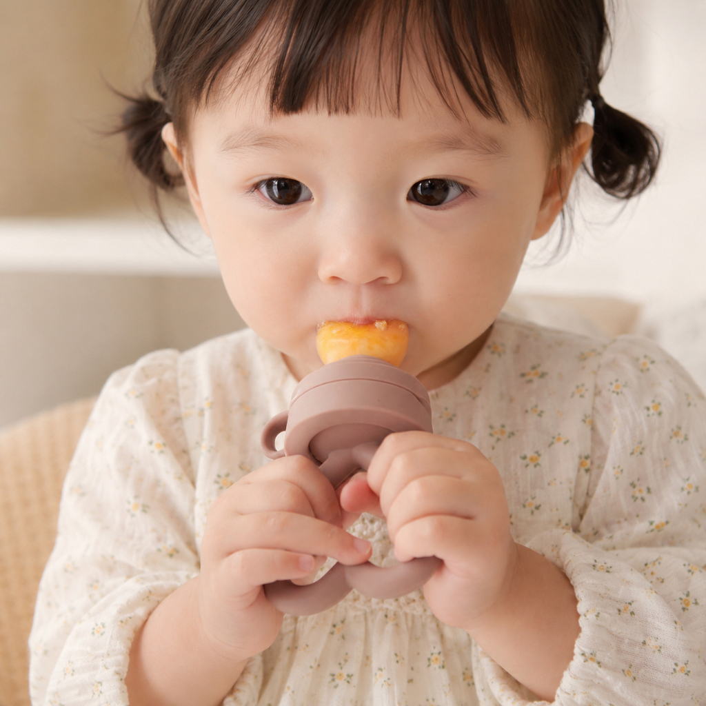Firgi Baby Heart Fruit Snack 2 Colors Korean Baby Food Kids Fruit Snack