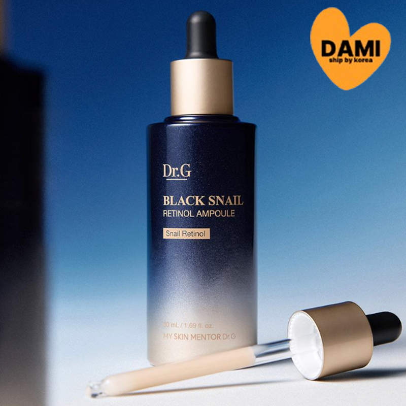 Dr.G Black Snail Retinol Ampoule 50 ml [Làm đẹp Hàn Quốc]