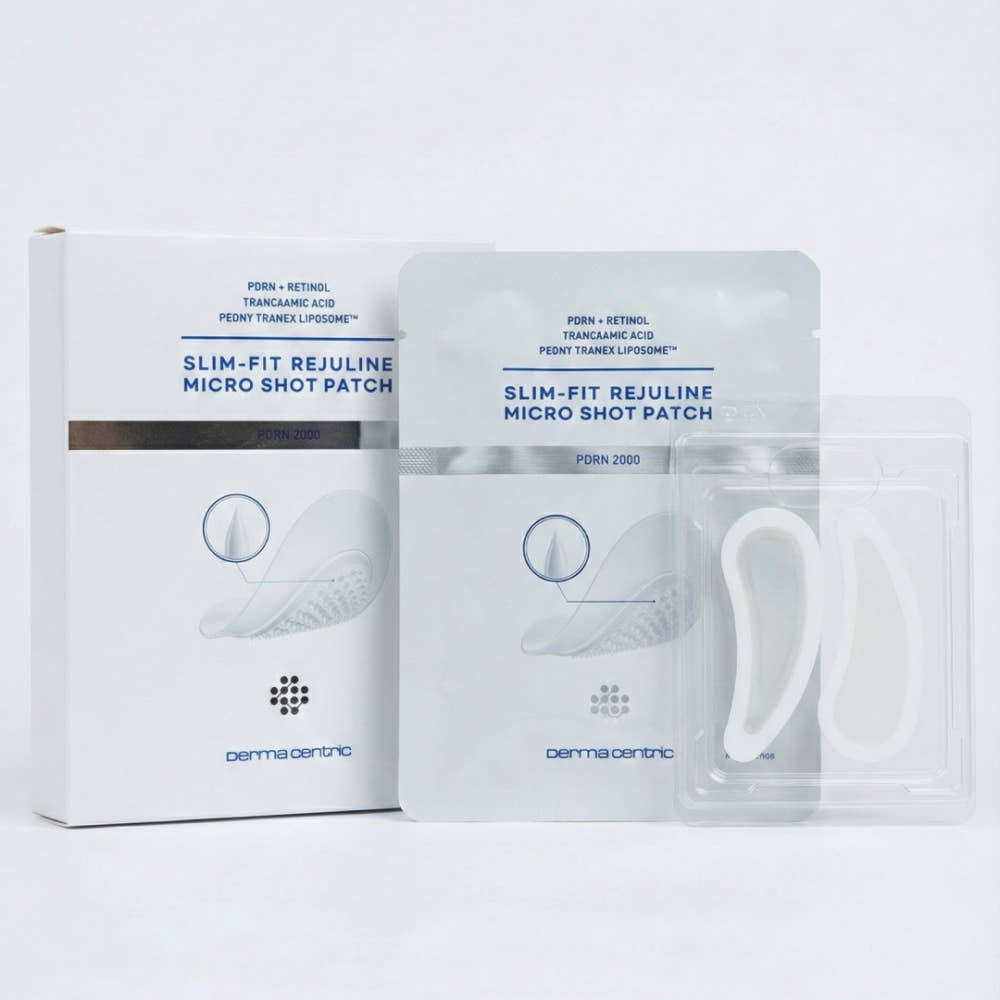 Derma Centric Slim-Fit Rejuline Micro Shot Patch 4 Miếng Dán PDRN Retinol Chăm Sóc Mục Tiêu