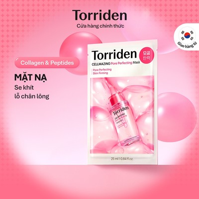 [Livestream GWP] [1 miếng] Torriden Mặt nạ chăm sóc hoàn hảo lỗ chân lông CELLMAZING