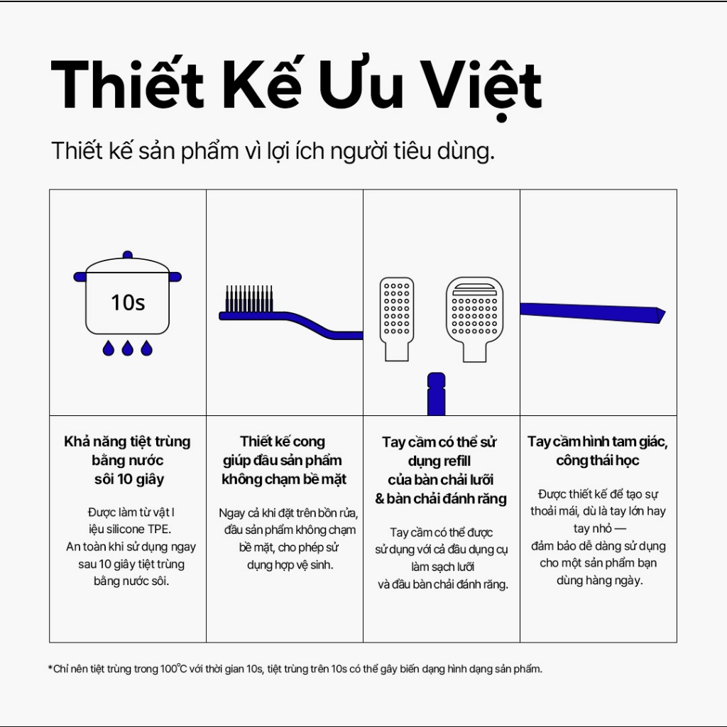 [La dens Official] Đầu thay bàn chải đánh răng cao cấp thế hệ mới Better Toothbrush Refill | BigBuy360 - bigbuy360.vn