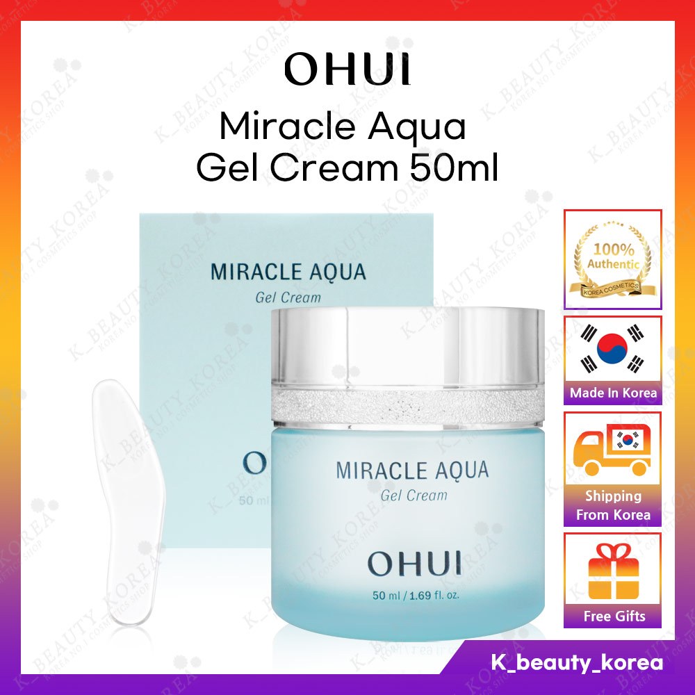 [O HUI] Kem Gel Miracle Aqua 50ml / Chăm sóc da Làm dịu da [HÀN QUỐC] OHUI