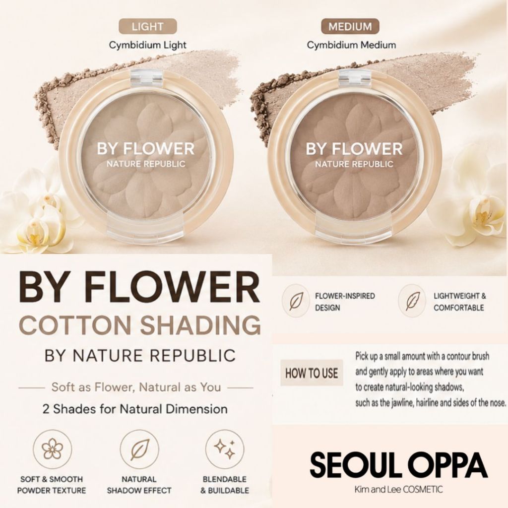 [BY FLOWER] Cotton Shading 2 Sắc Thái 5g / by NATURE REPUBLIC / SeoulOppa