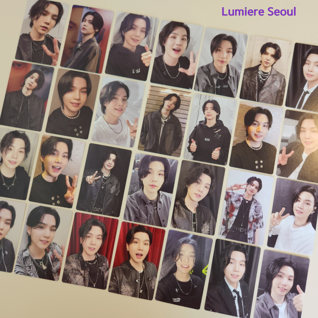 BTS SUGA Agust D TOUR D-DAY Photocard chính thức chính thức