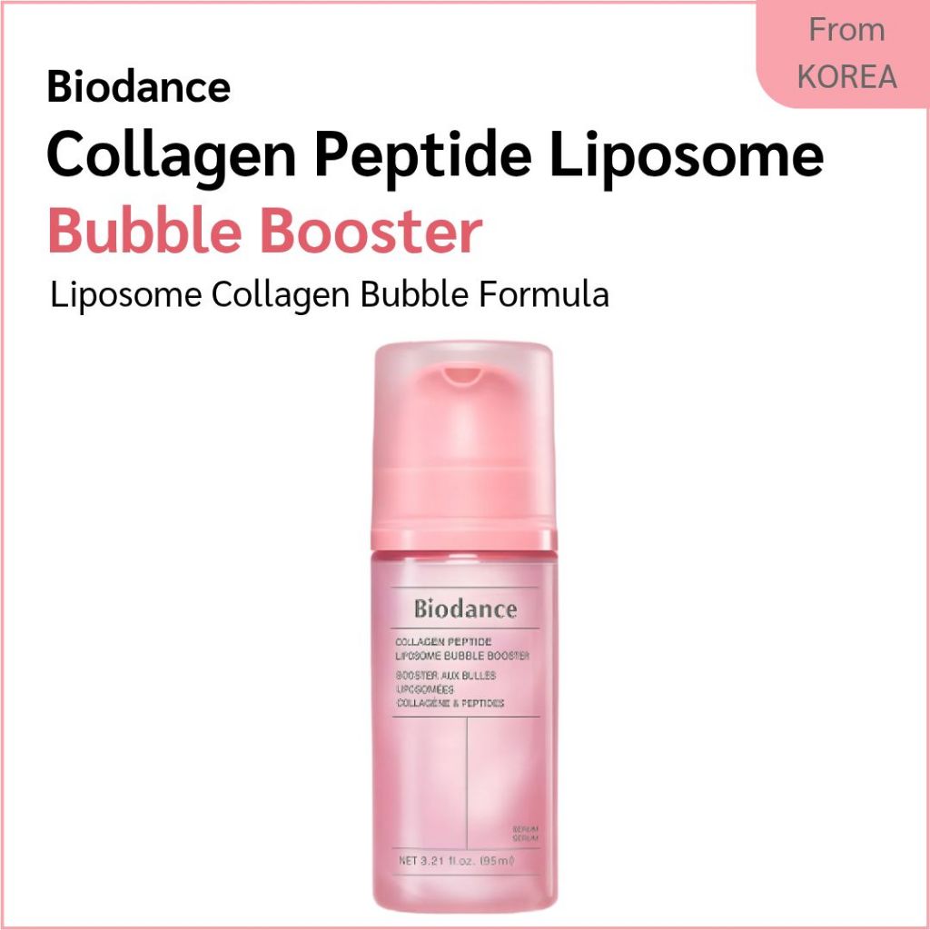 Biodance Collagen Peptide Liposome Bubble Booster Foam Serum Face Pack Moisture Skincare 95ml