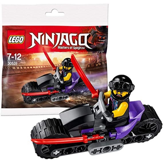 LEGO NINJAGO 30531 Con trai của Túi Polybag xe máy Garmadon | Xe đạp Ninja với mô hình nhỏ | Bộ LEGO