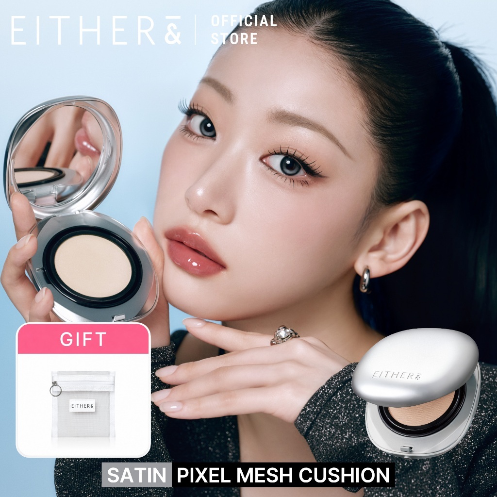 EITHER& Satin Pixel Mesh Cushion SPF50+ PA++++ 15g